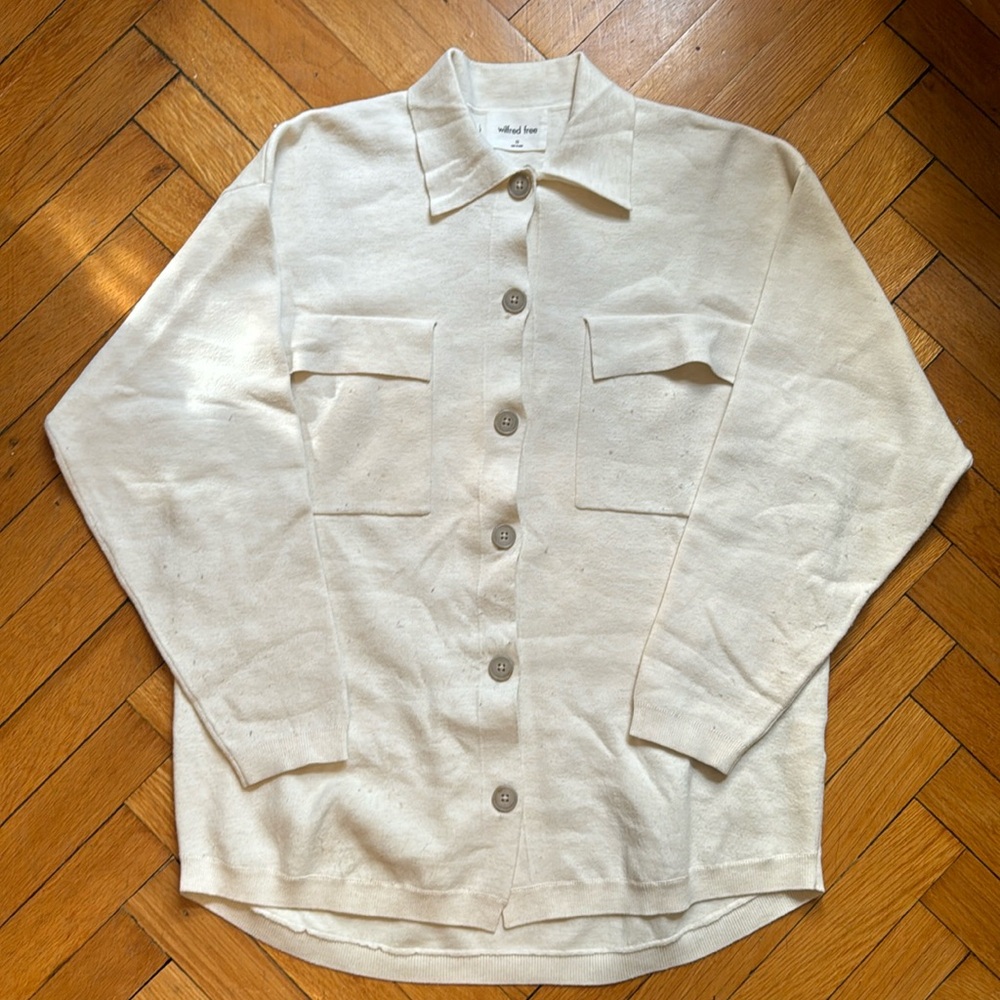 Aritzia Wilfred Free Ronnie Sweater Jacket